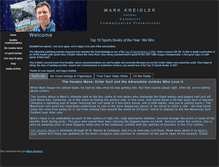 Tablet Screenshot of markkreidler.com